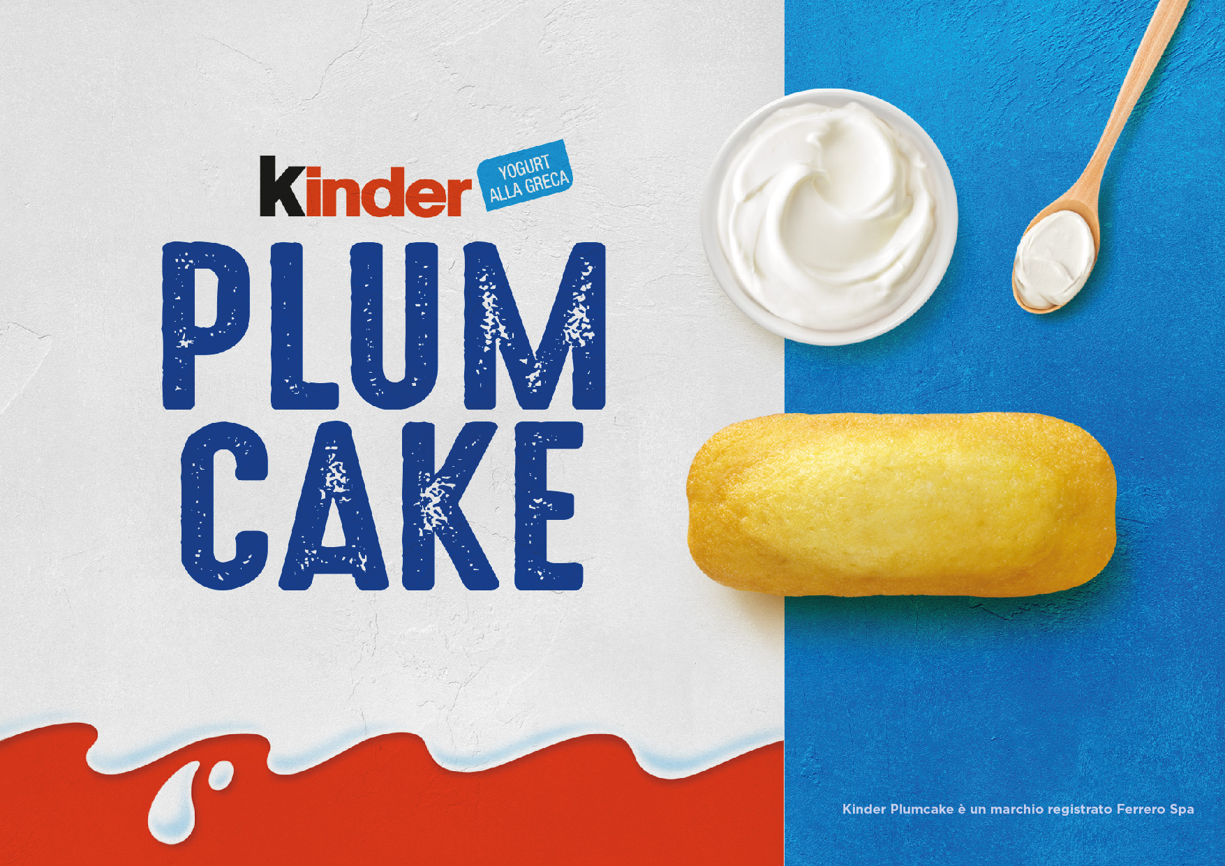 Kinder Plum Cake Breakfast Snack Packaging Design Created by Break Design