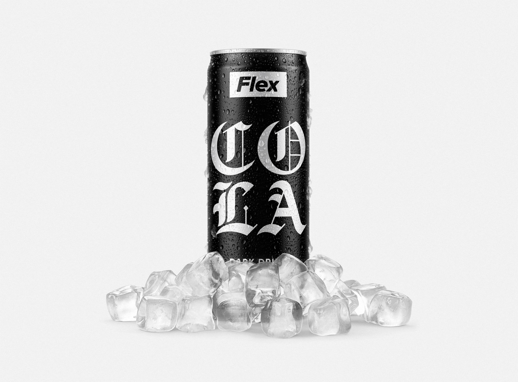 Lesha Limonov and Eugene Wisotow Create Packaging Design for Flex Cola Carbonated Soft Drink