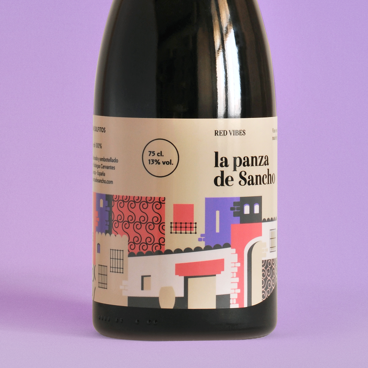 Packaging Design for La panza de Sancho Organic Wines