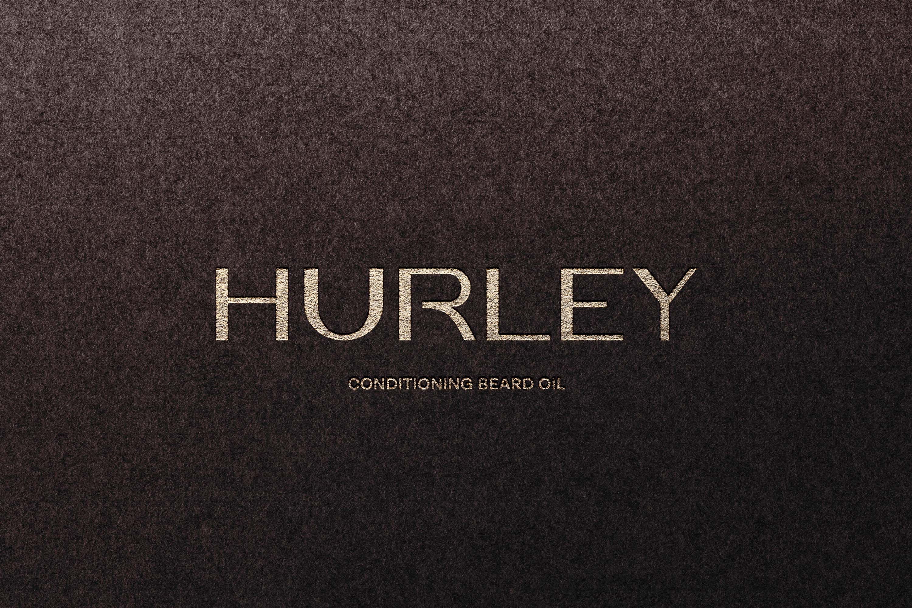Hurley Beard Oil Brand Identity and Packaging Design by Widarto