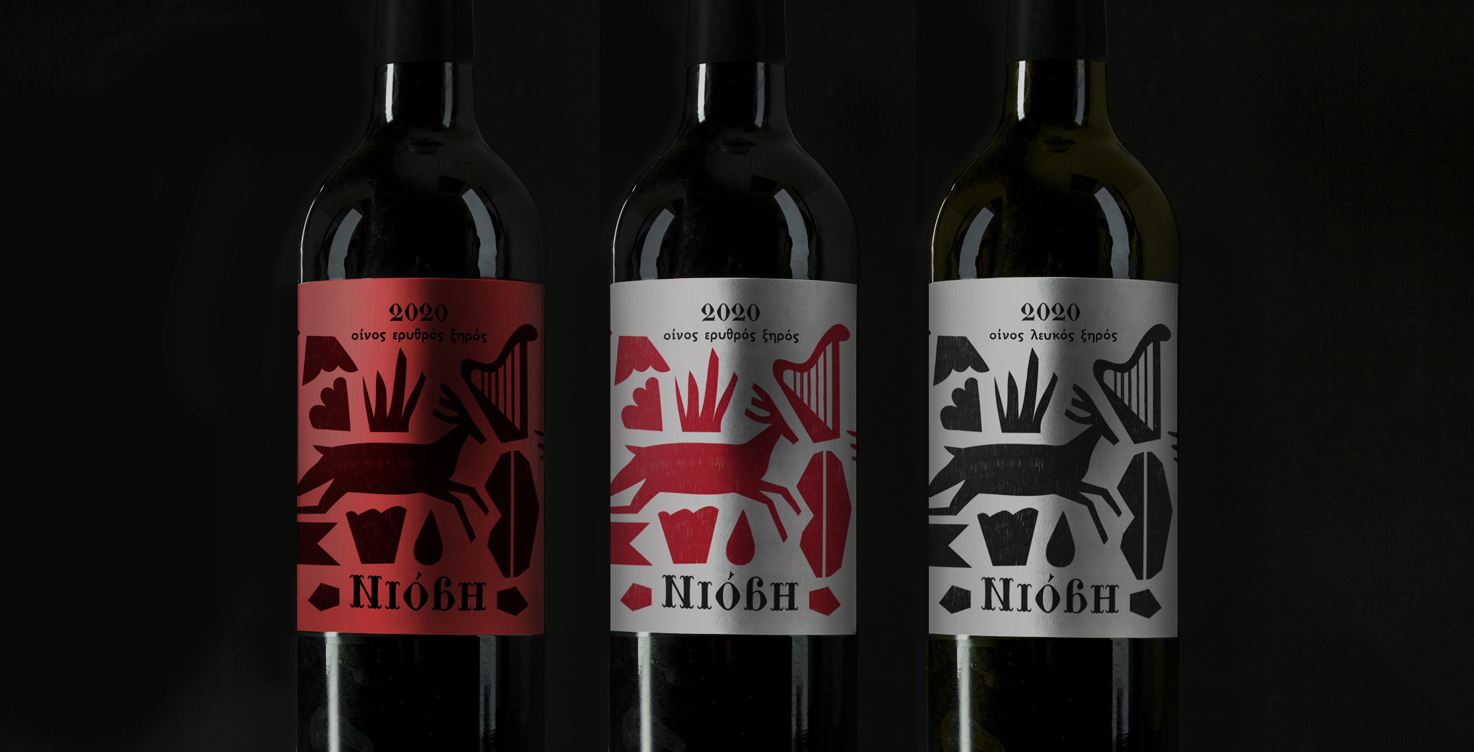 A Concept for Niobe Wine Brand and Packaging Design by Eleni Moustaka