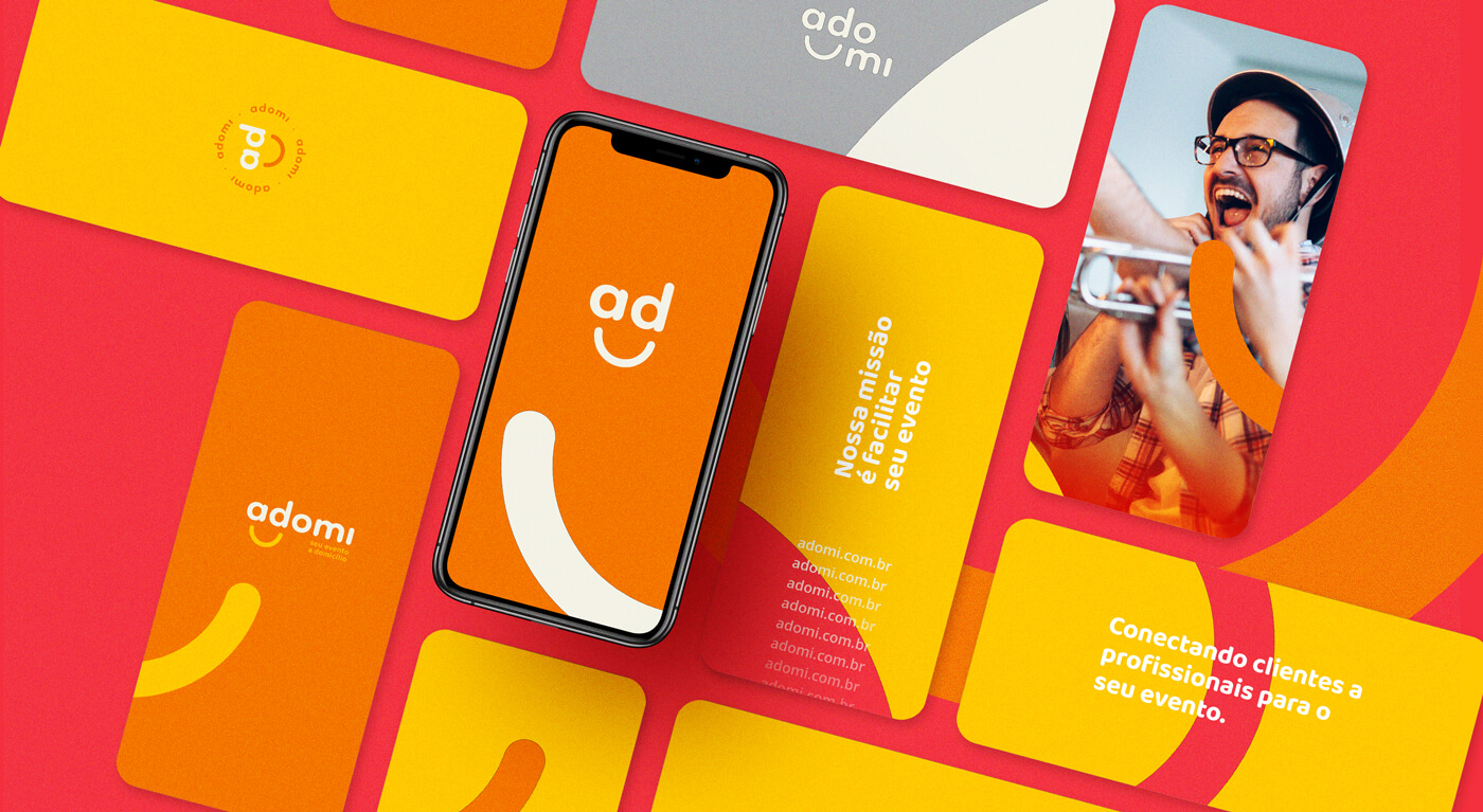 Visual Identity for Adomi Marketplace by Samuel Santos Design