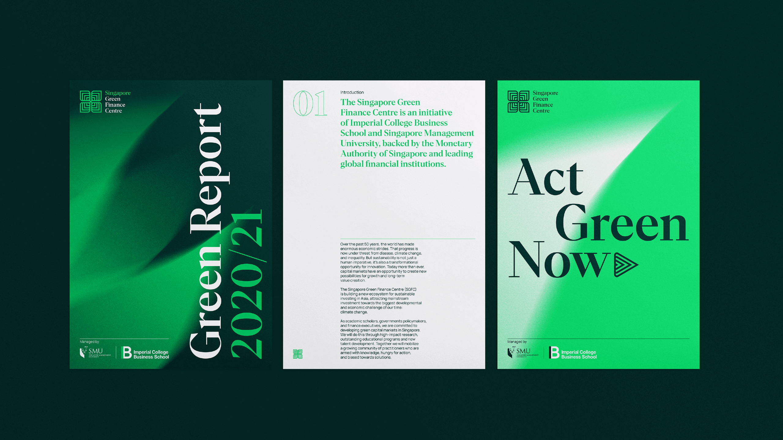 Thisaway Creates the Identity for the Singapore Green Finance Centre