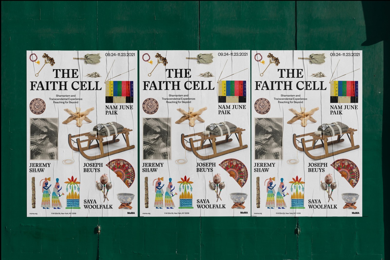 The Faith Cell – Graphic Design Student Concept for Hypothetical Art Exhibition