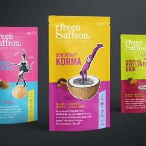 Green Saffron Packaging Redesign by Simon Pendry Creative
