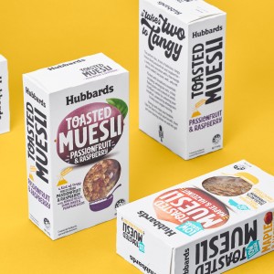 Hubbards Muesli Range Packaging Redesign by Onfire Design