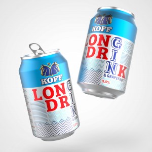 KOFF Long Drink Brand Identity and Packaging Design by Bluemarlin