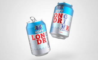 KOFF Long Drink Brand Identity and Packaging Design by Bluemarlin