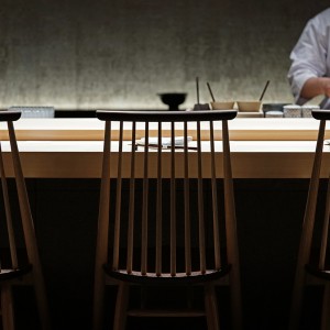 Spatial Design for Black Waves Japanese Restaurant