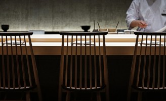 Spatial Design for Black Waves Japanese Restaurant