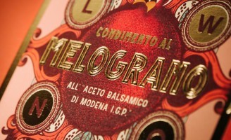 Packaging Design for Gridelli Melograno an Organic Pomegranate Balsamico by Mikael Selin Design Studio AB