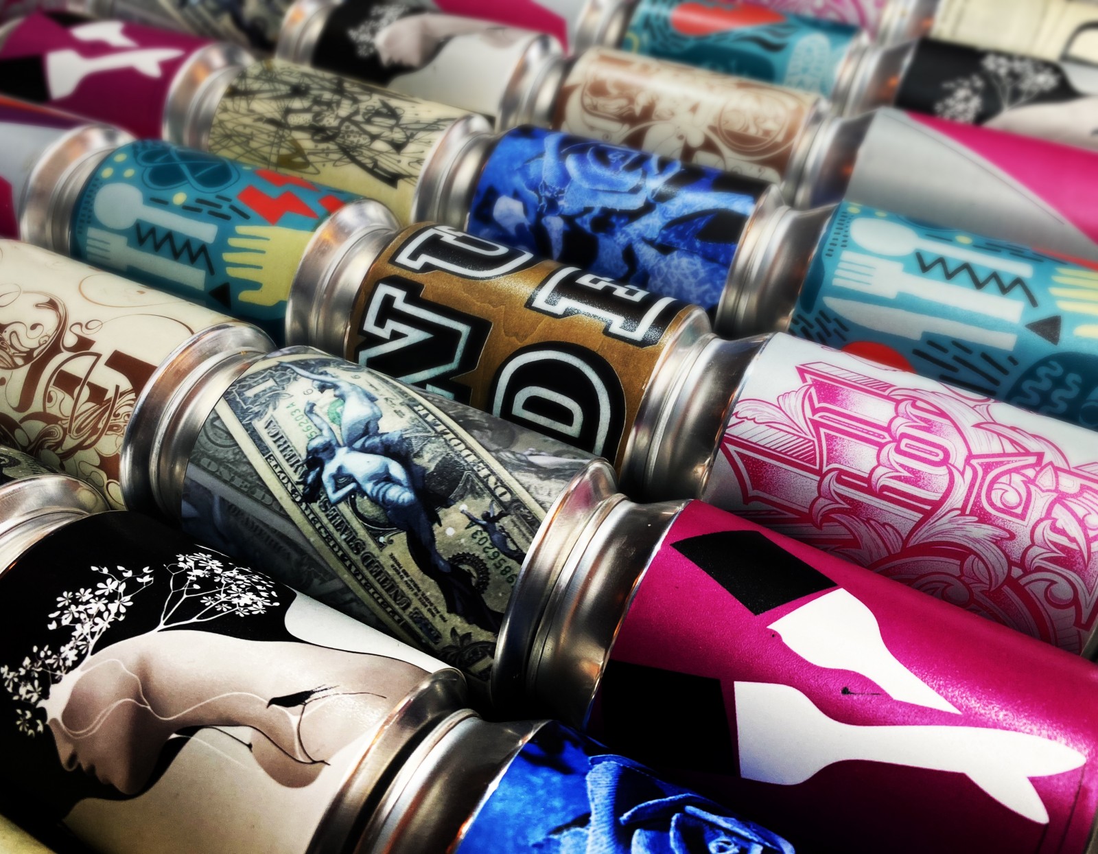 10/10 Art Show an Exclusive Collection of Cans by Nude Brand Creation