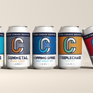 Quietly Studio Creates an Eye-Catching Packaging Design for Round Corner Brewing