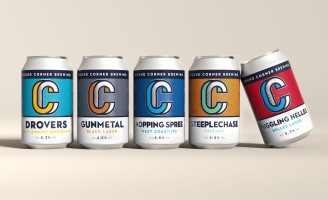 Quietly Studio Creates an Eye-Catching Packaging Design for Round Corner Brewing