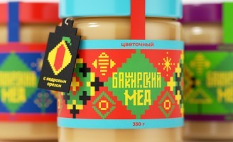 Bashkirian Honey Packaging Design Concept by Robert Dadashev