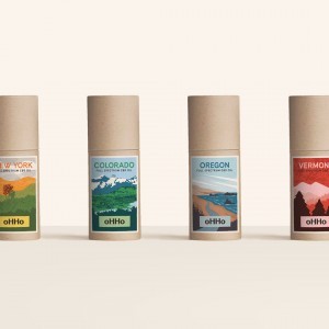 Packaging Design for CBD Oils and Botanicals Wellness for the oHHo Company