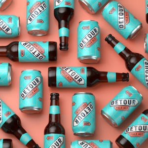 Brand Design for Detour Pale Ale by Thirst Craft