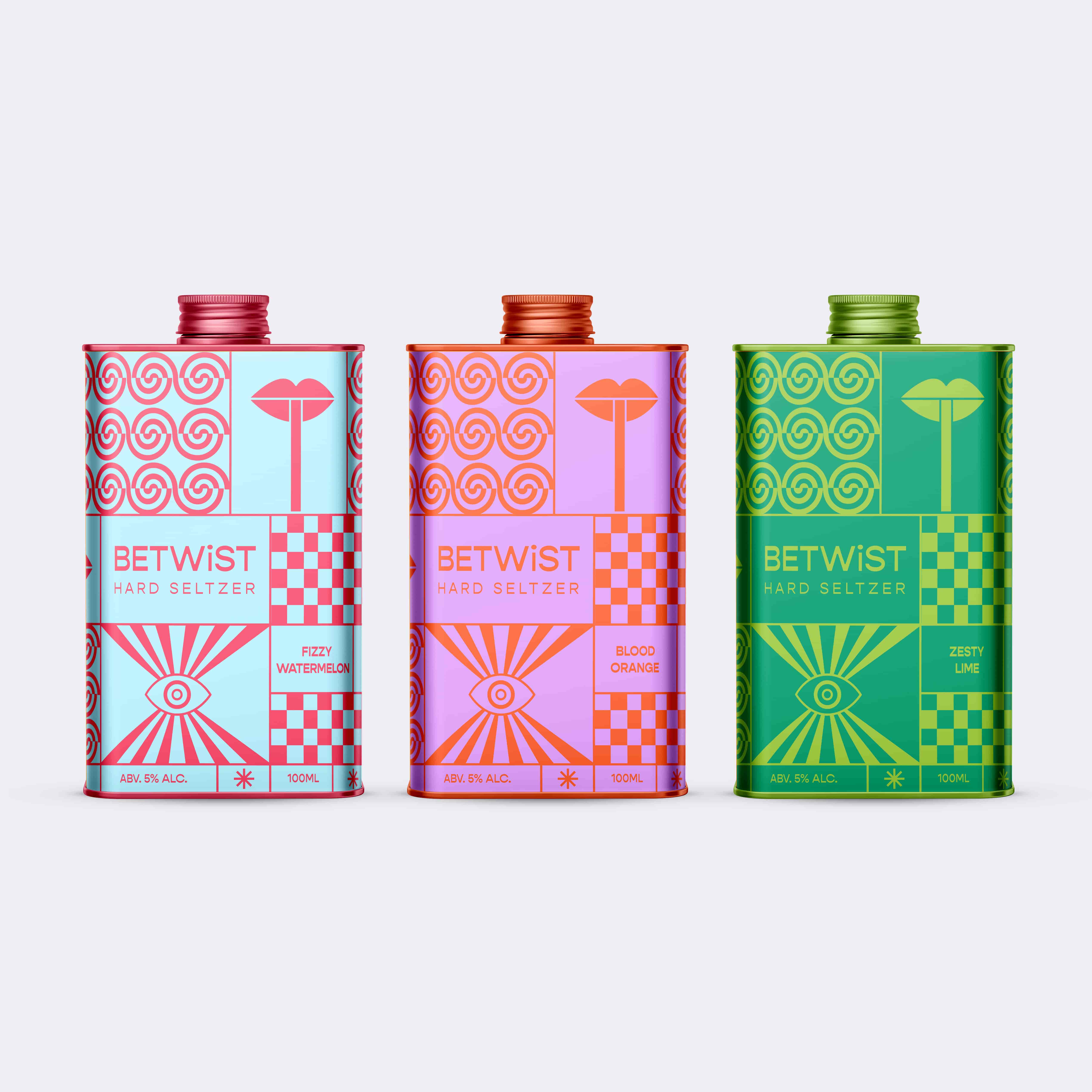 Maria Marks Design Concept for Betwist is a Ready-to-Drink Hard Seltzer