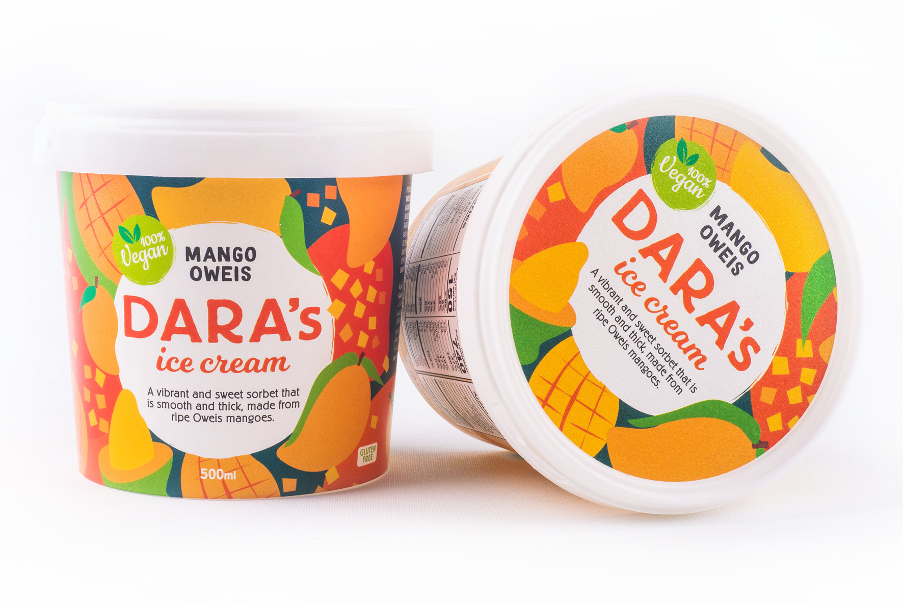 New Ice Cream Packaging Design for Dara’s Ice Cream by Tandem
