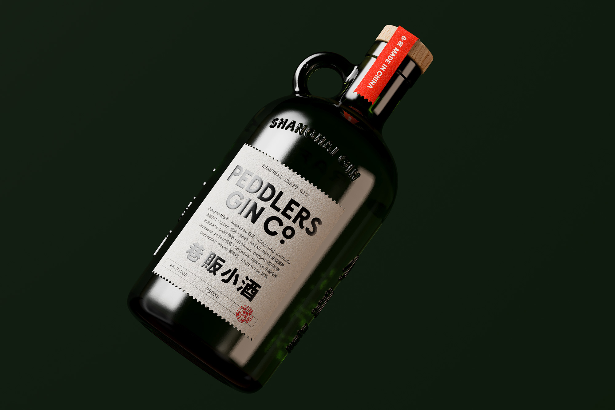 Peddlers Gin Co Brand and Packaging Designed by OMSE
