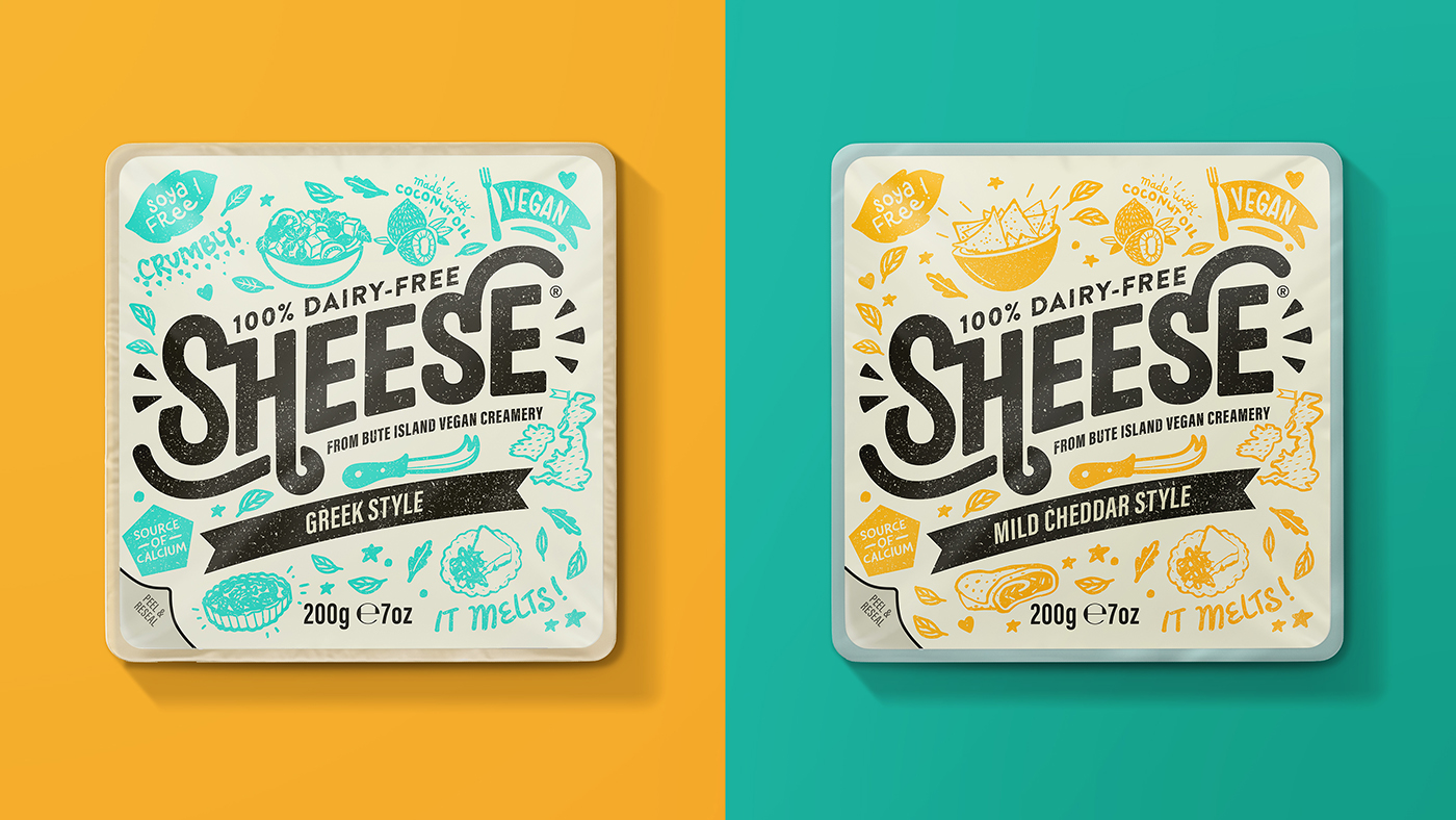 The Space Creative Rebrands Dairy-Free Cheese Brand Sheese