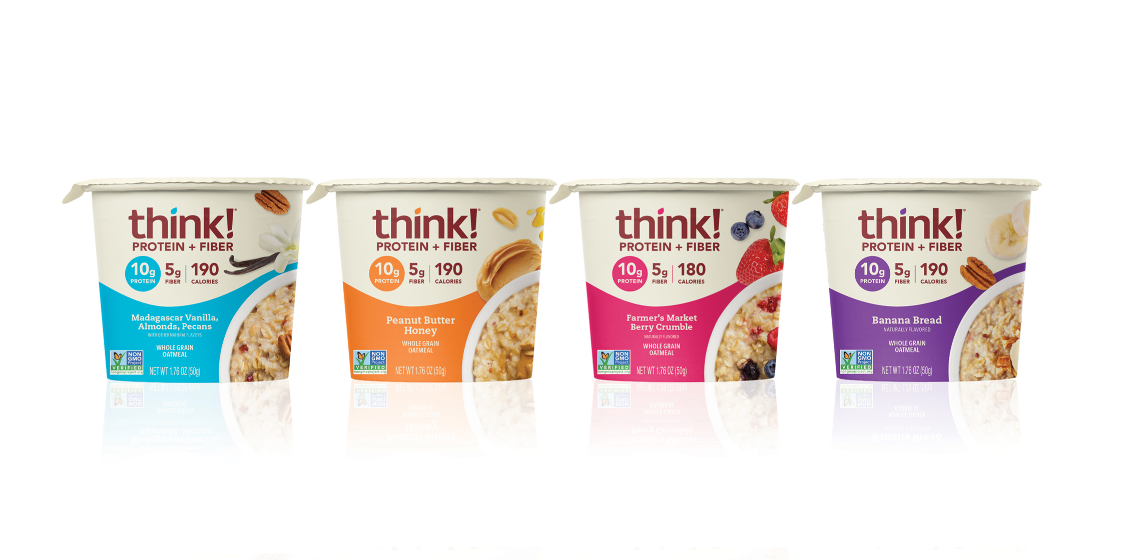 The Creative Pack Redesign of Think! Fiber and Protein Oatmeal