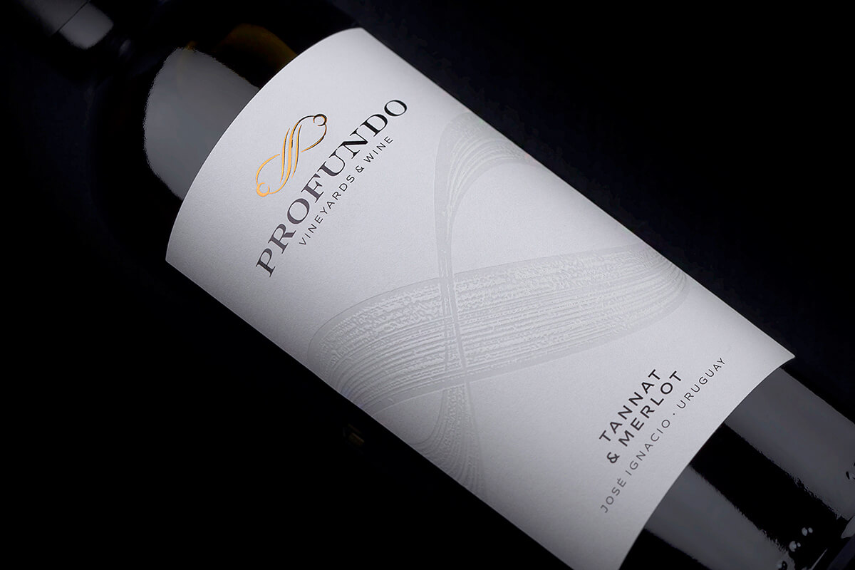 The Labelmaker Creates Wine Label and Winery Logo Design for Profundo