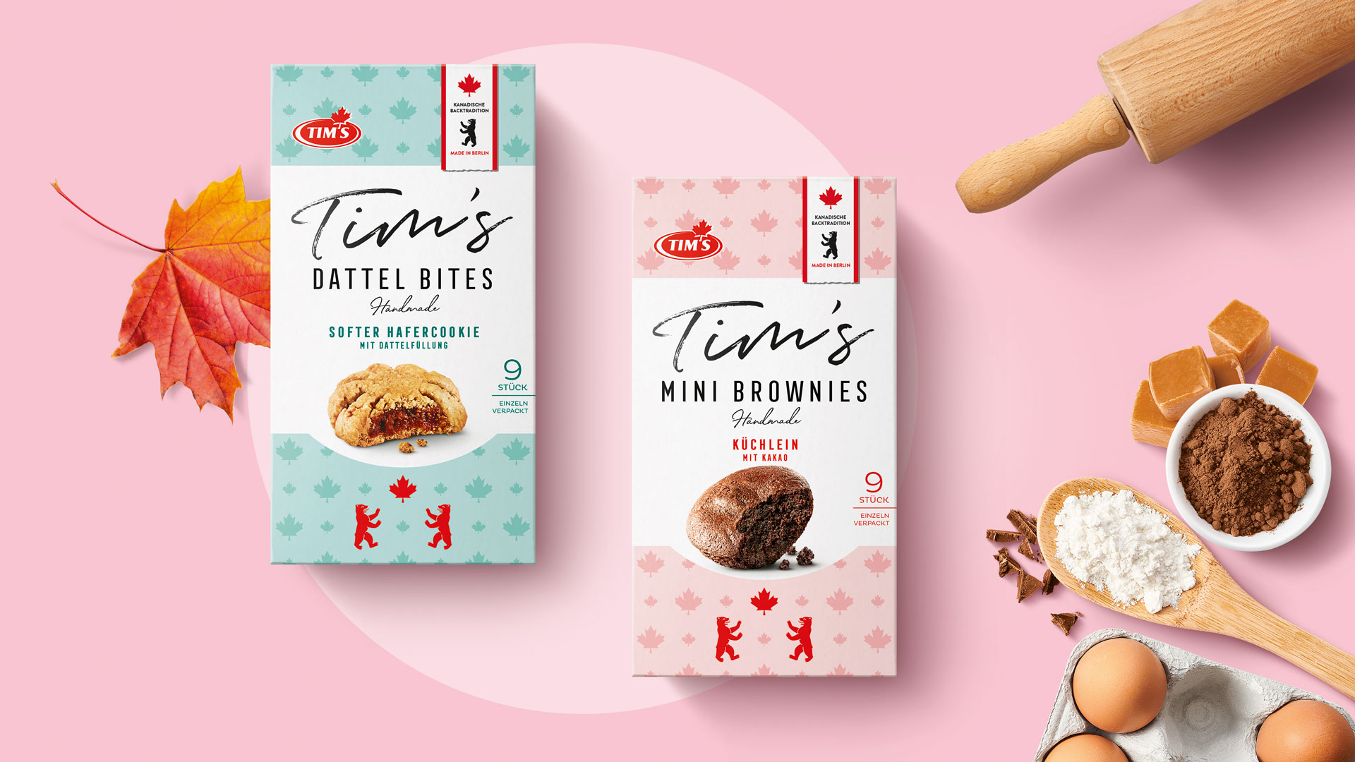 Hajok Design Create Packaging for Tim’s Pastry Range and Burger Buns