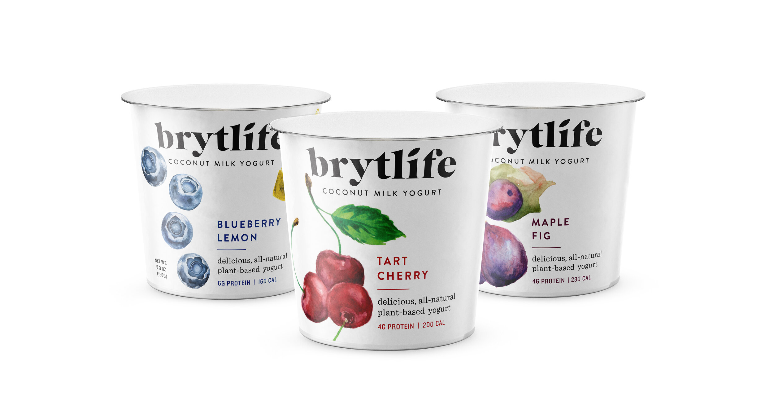 The Artful Union Design Brytlife Vegan Yogurt and Cheese Branding