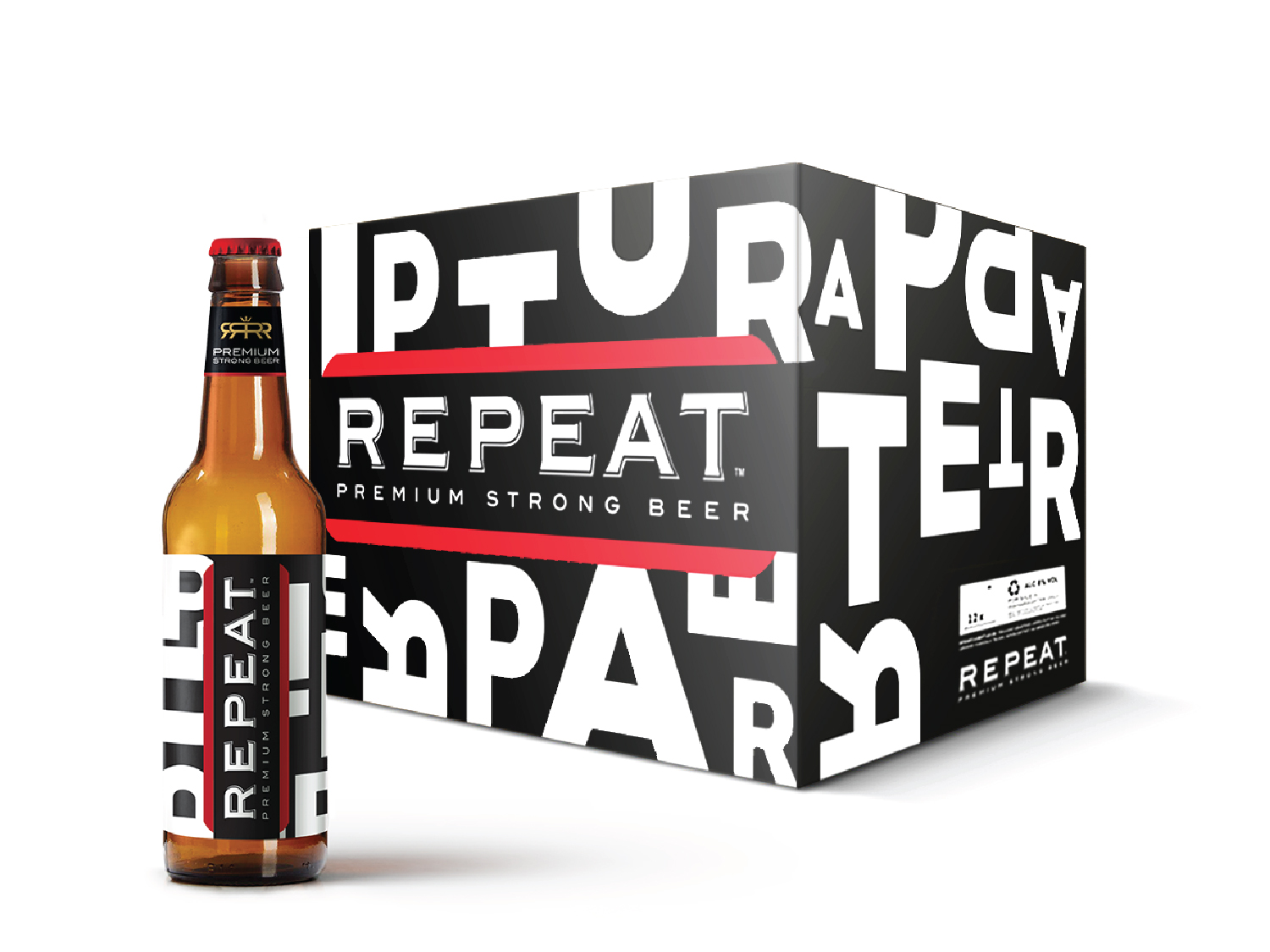 Repeat Beer Brand and Packaging Design by Umbrella Design