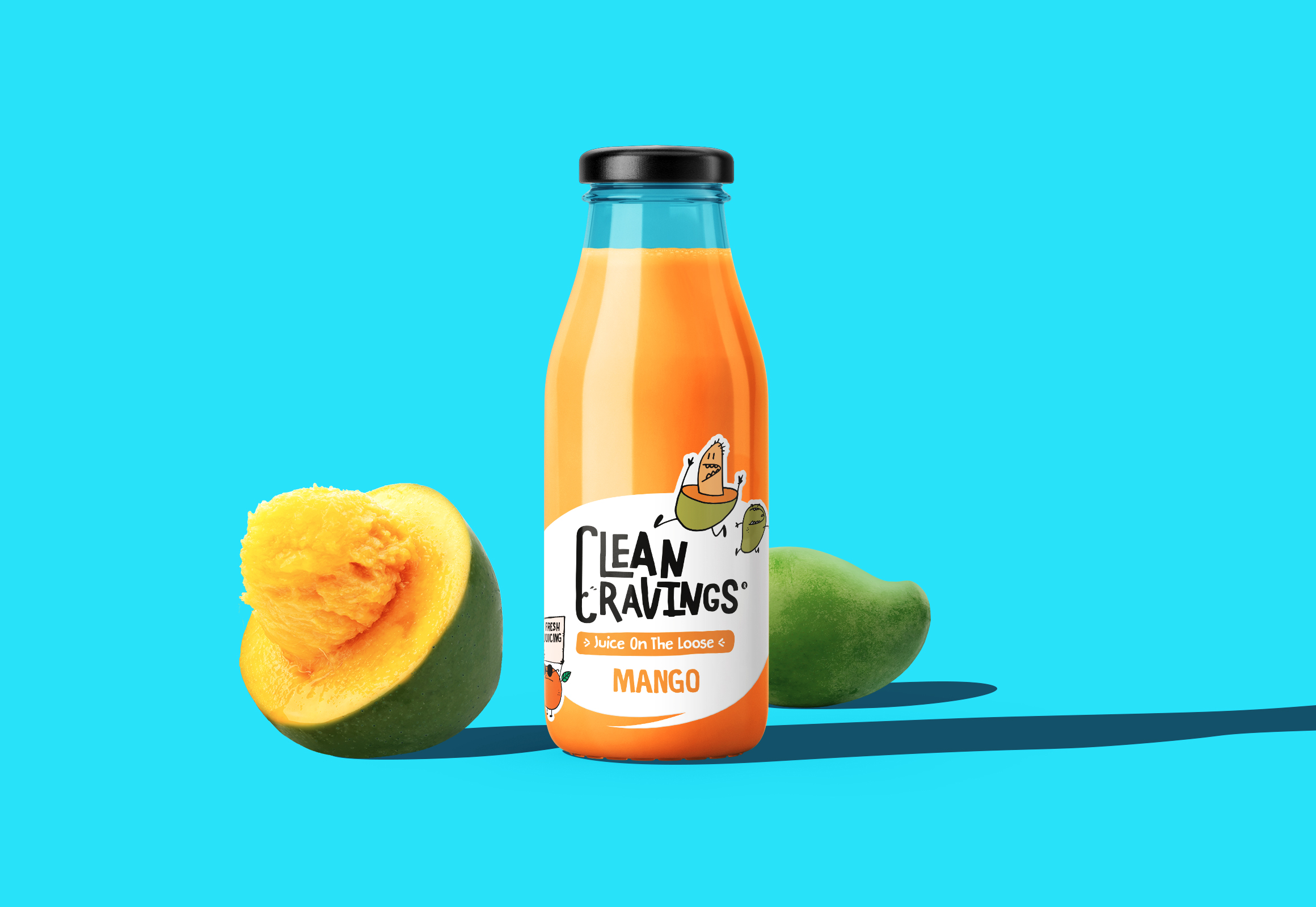 The Brand Company Designs Clean Cravings Juices Packaging