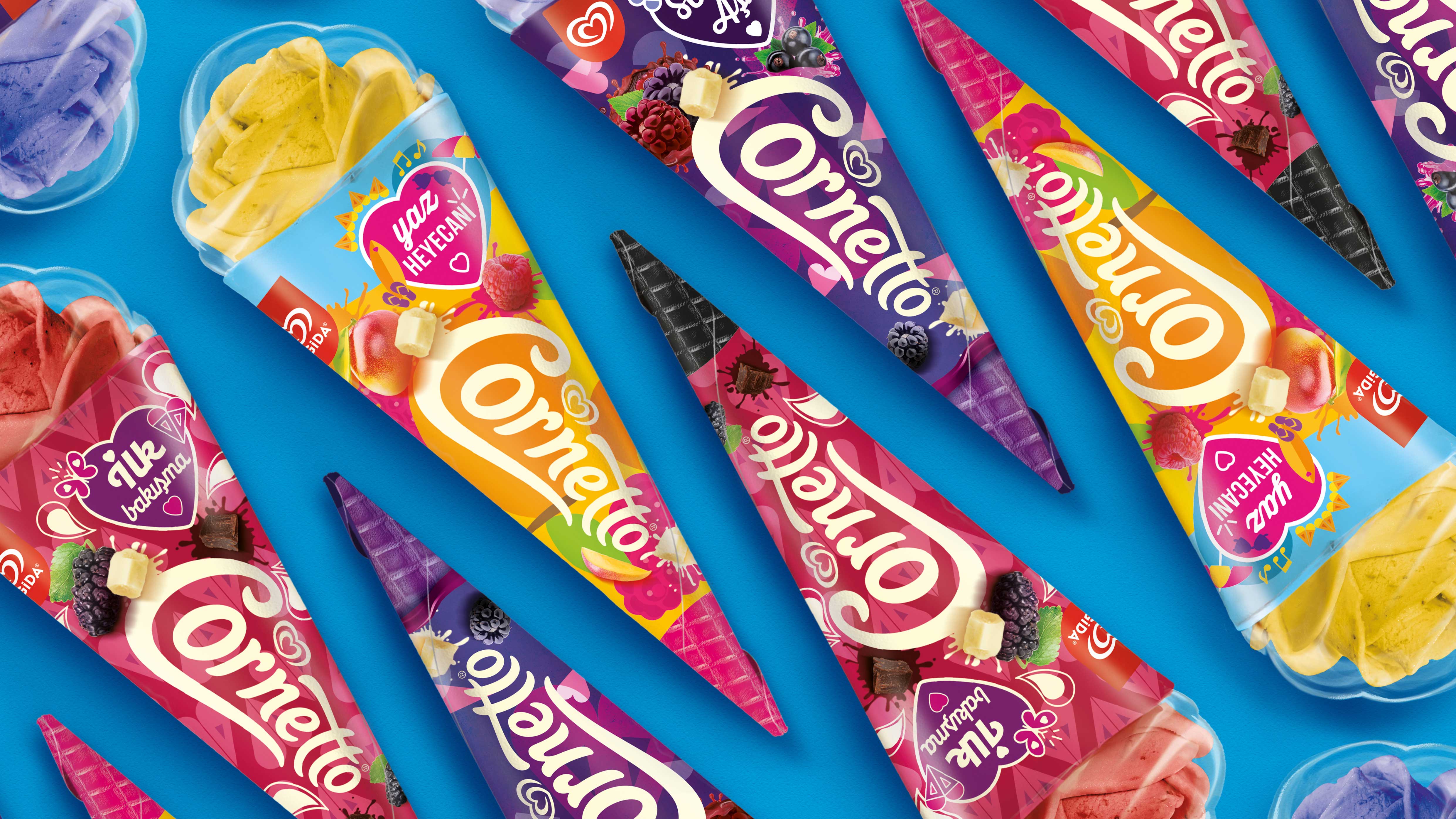 1HQ Amsterdam Works with Algida Turkey to Launch Cornetto Rose