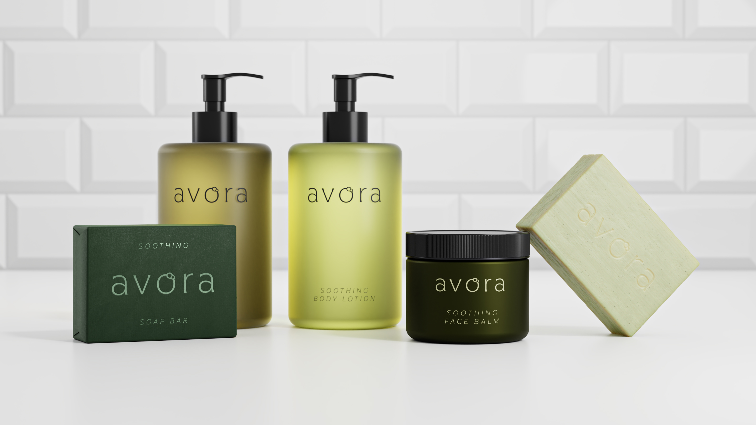 Studio Unbound Design Premium Skincare Range for Avora