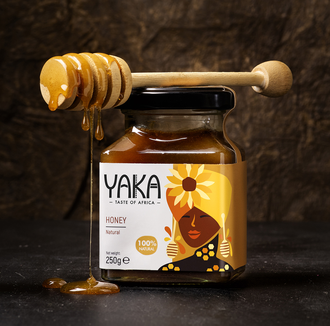 Taste of Afrika Branding and Packaging Design by Quatre Mains for Yaka