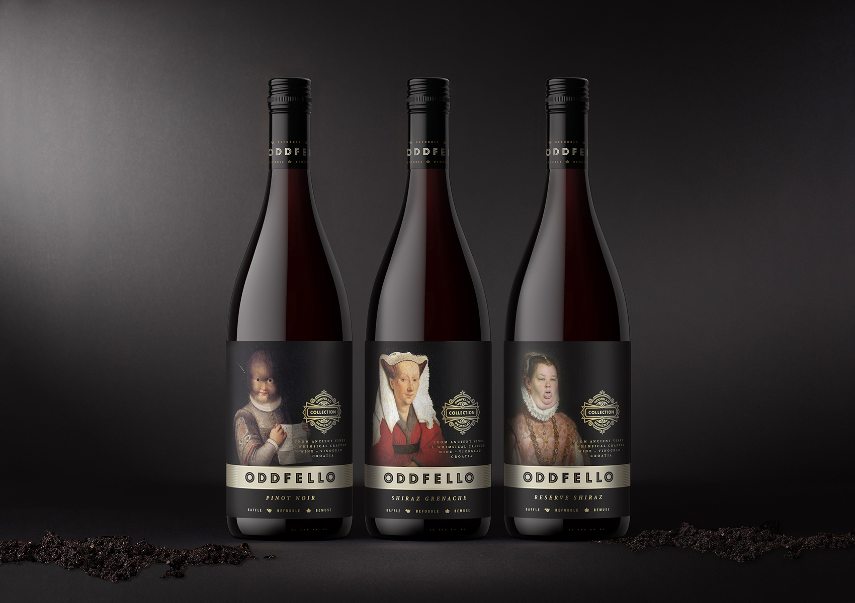 Nothing Ordinary About These Oddfello Wines Labels Designed by Mario Milostic