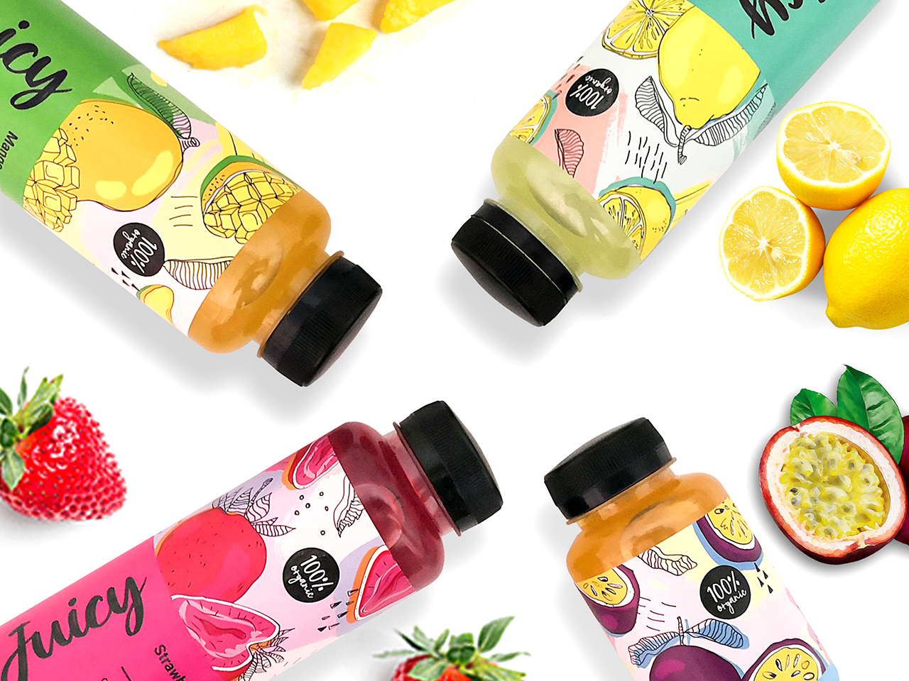 In-house Concept Juicy Brand a Handcrafted Organic Juice