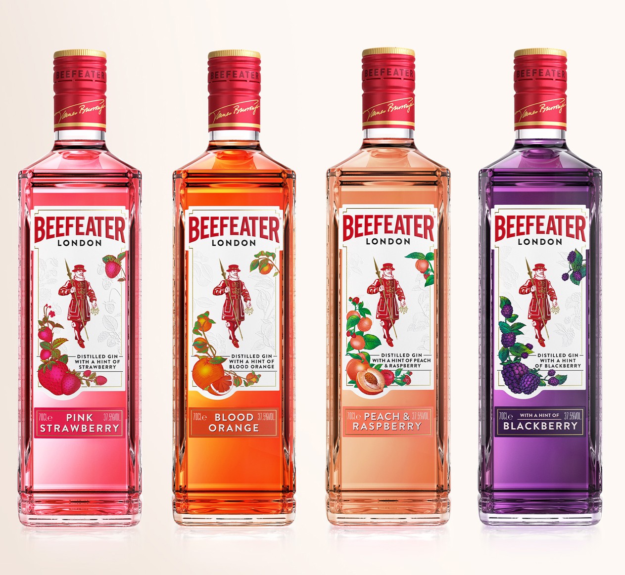 Boundless Brand Design and Beefeater London Re-launch Flavoured Gins