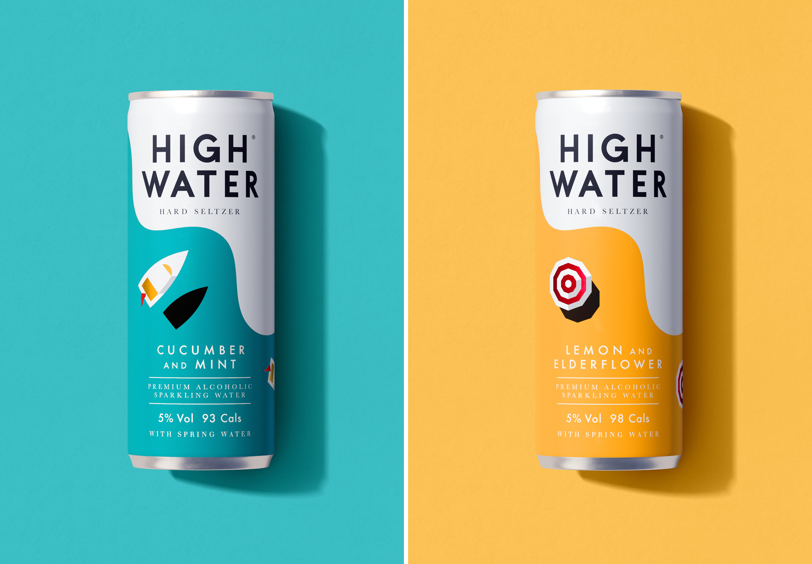 High Water Hard Seltzer Brand Creation By Midday Laptrinhx