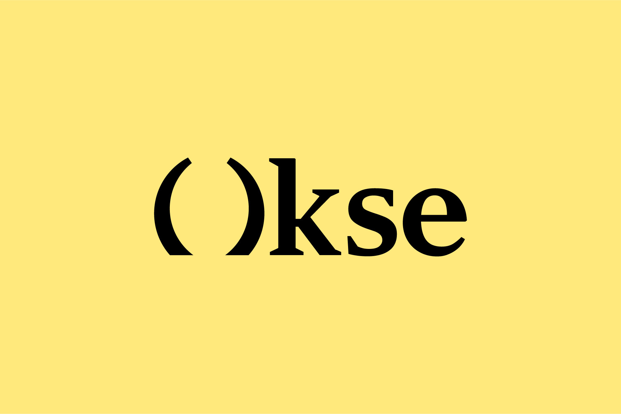 Studio Oker Creates a New Identity for Okse