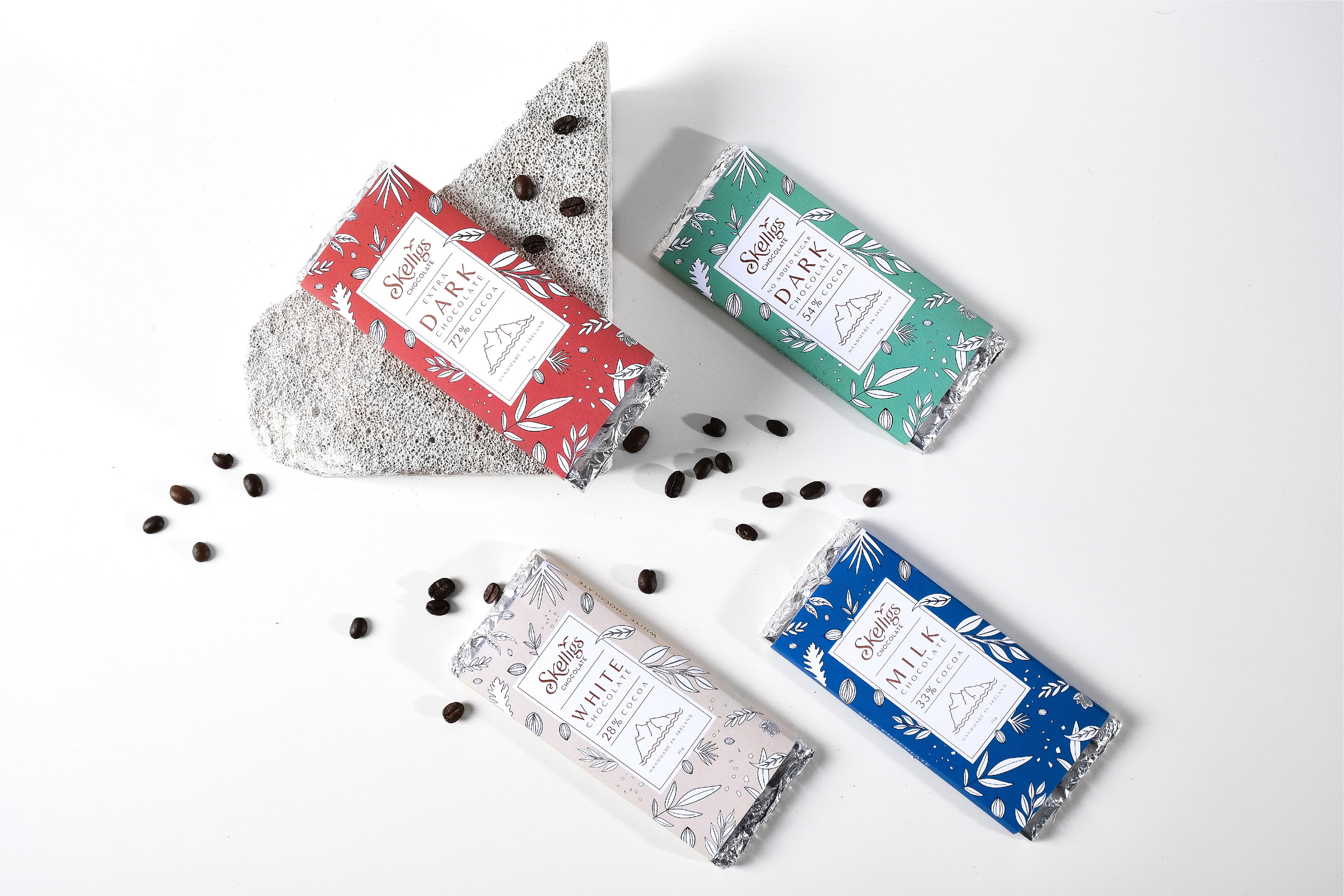 Paper Print Etc. Create Packaging Design for Skelligs Chocolate