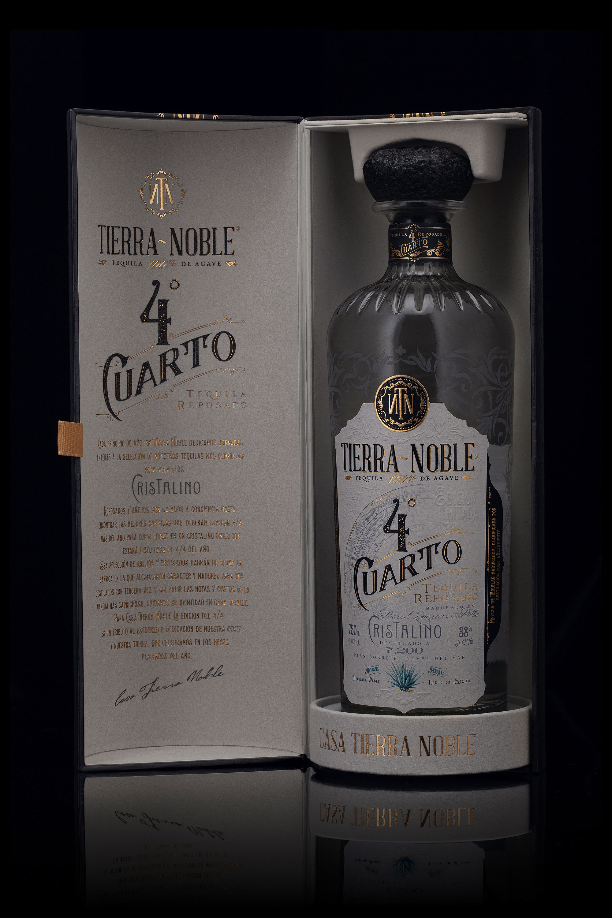 Tierra Noble 4 Cuarto Tequila Packaging Design by Andrey Stolyarevsky