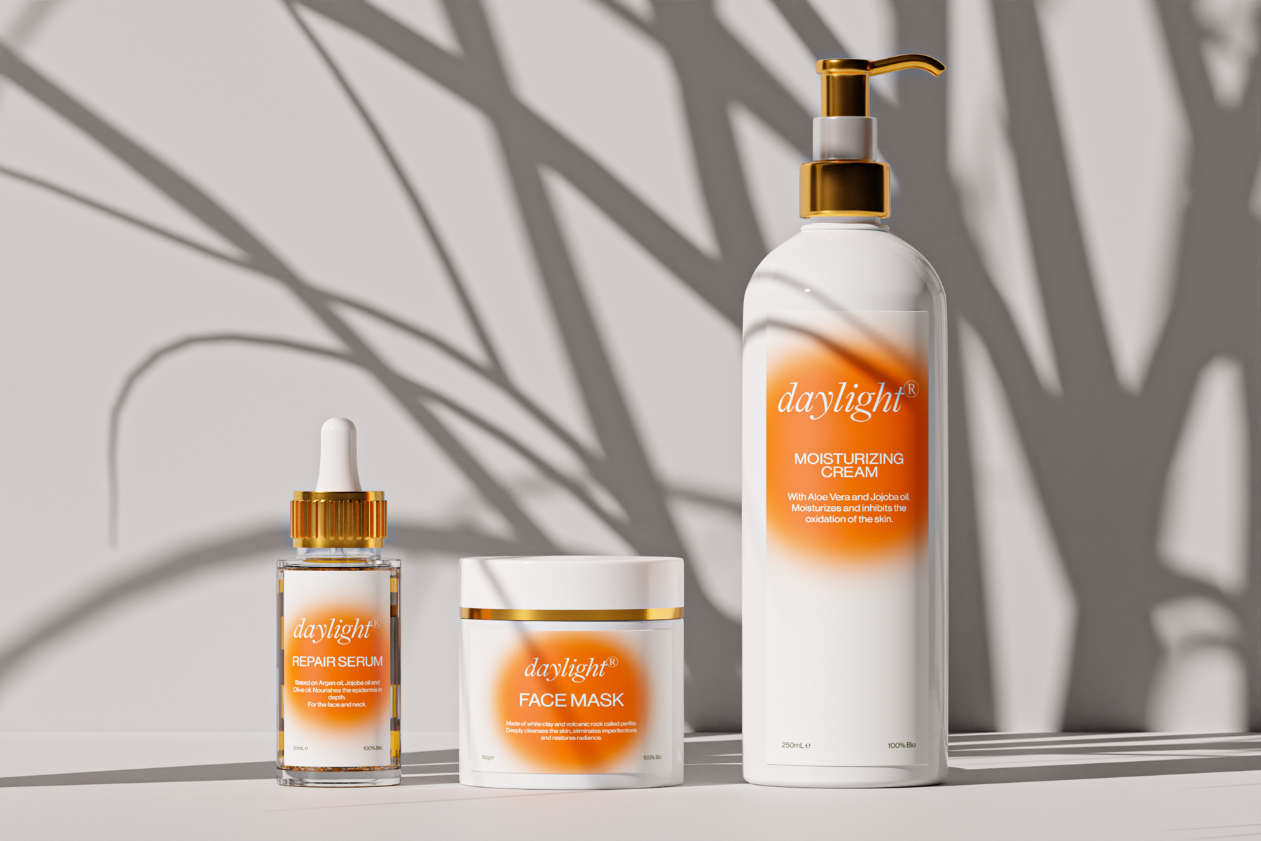 Daylight Natural Skincare Branding and Packaging Design