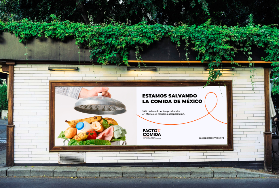 Branding for Pacto por la Comida a Project Against Food Waste in Mexico