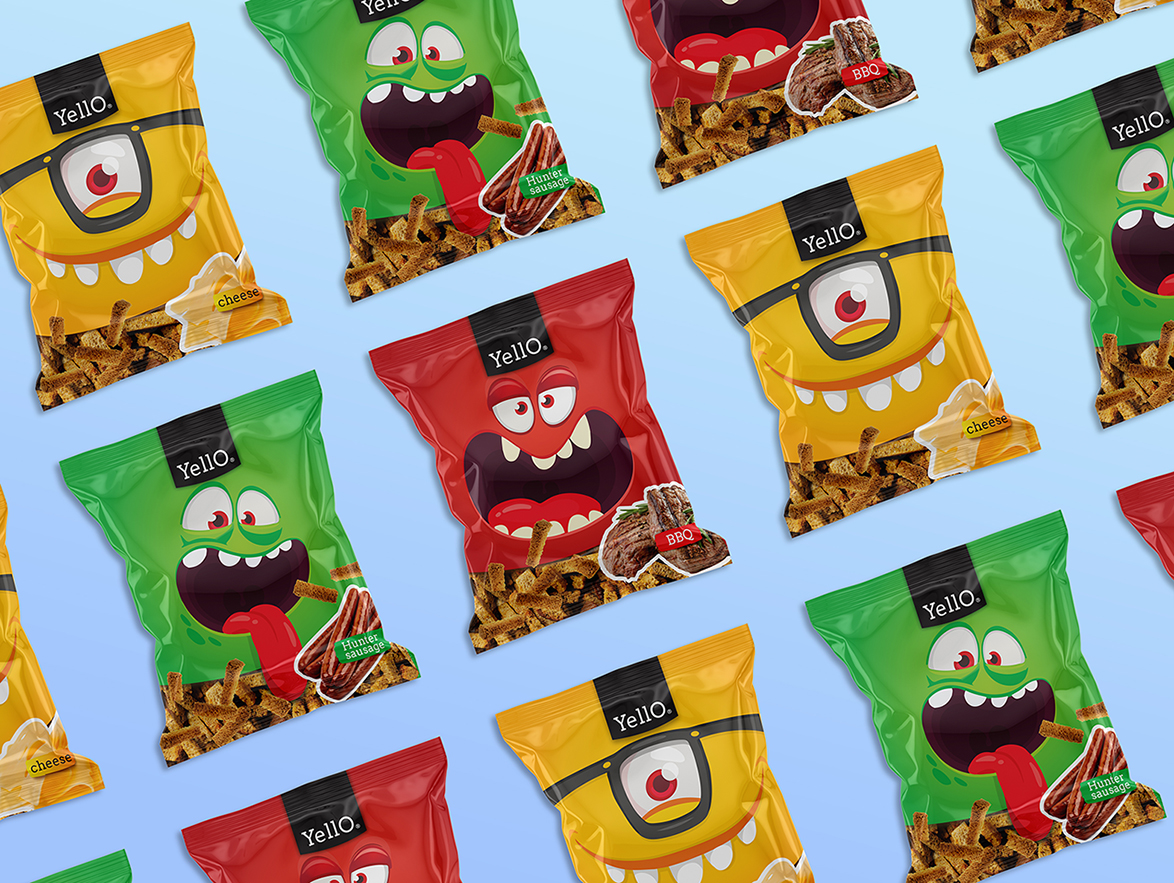 Minim Design Creative Packaging For Yello Snacks - World Brand Design ...