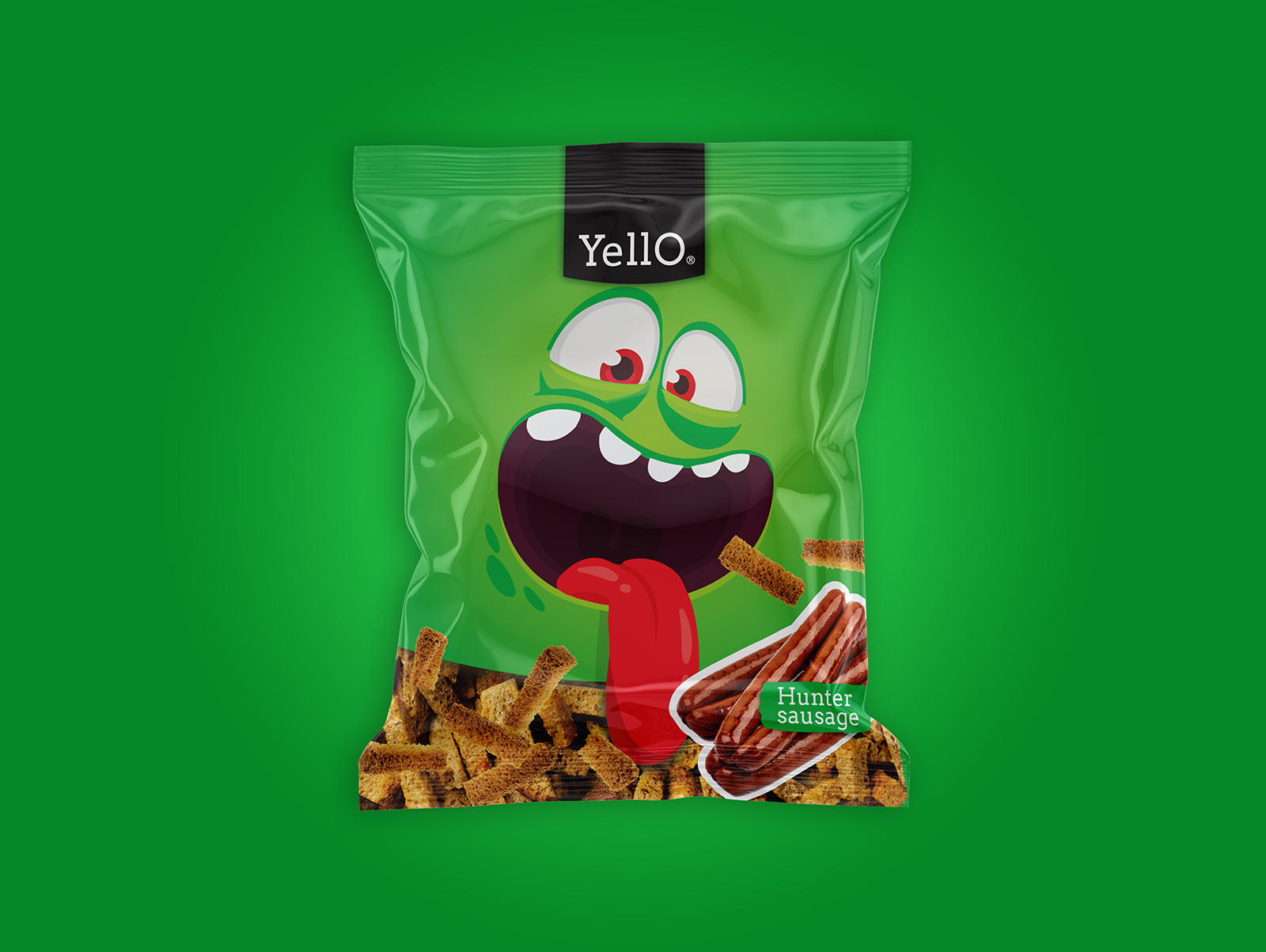 Minim Design Creative Packaging For Yello Snacks | LaptrinhX