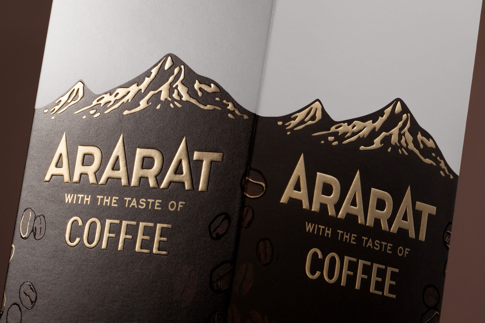 Identity and Packaging Design for Ararat Coffee Flavoured Brandy