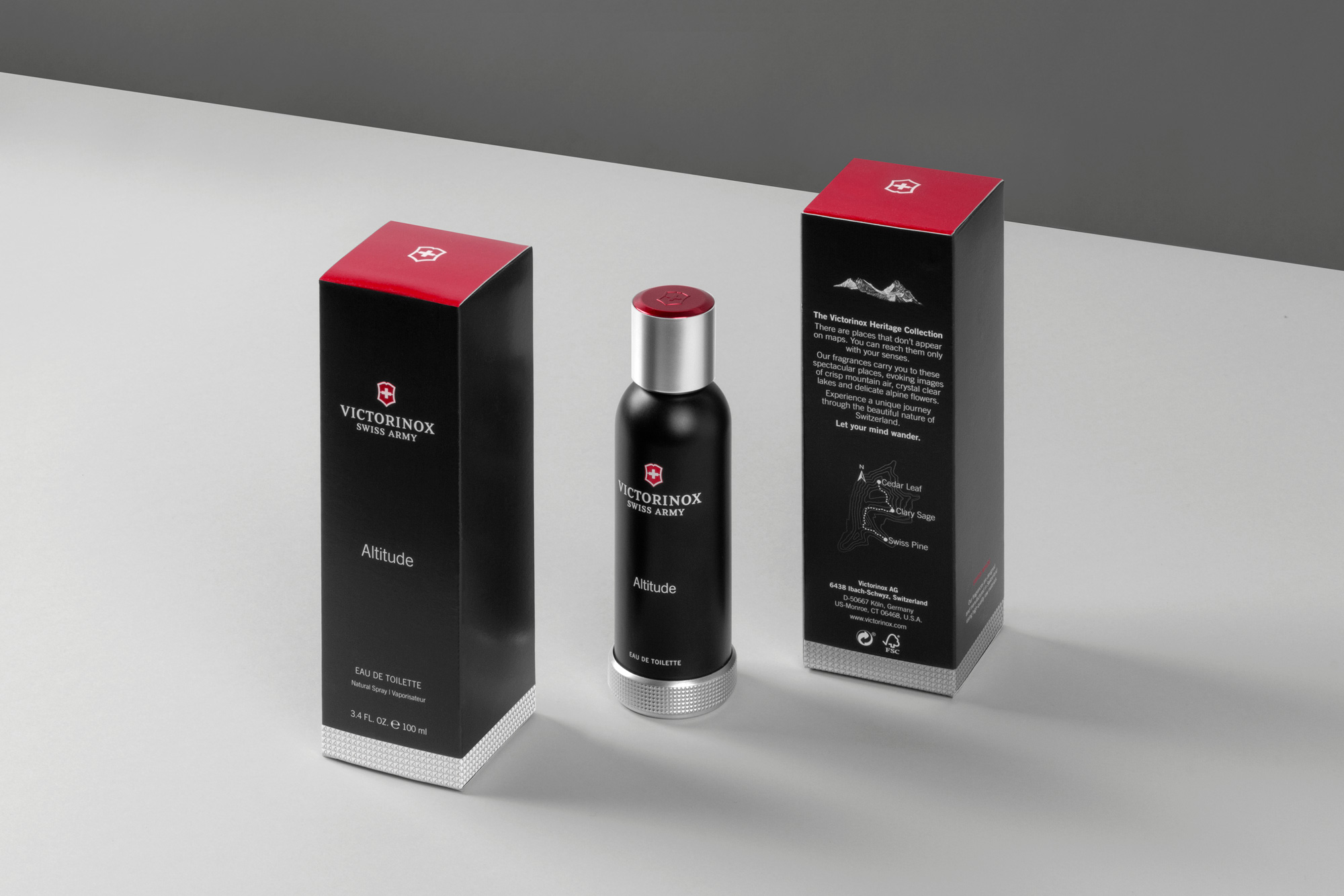 Packaging Redesign of Victorinox Fragrance Collection by Noreste