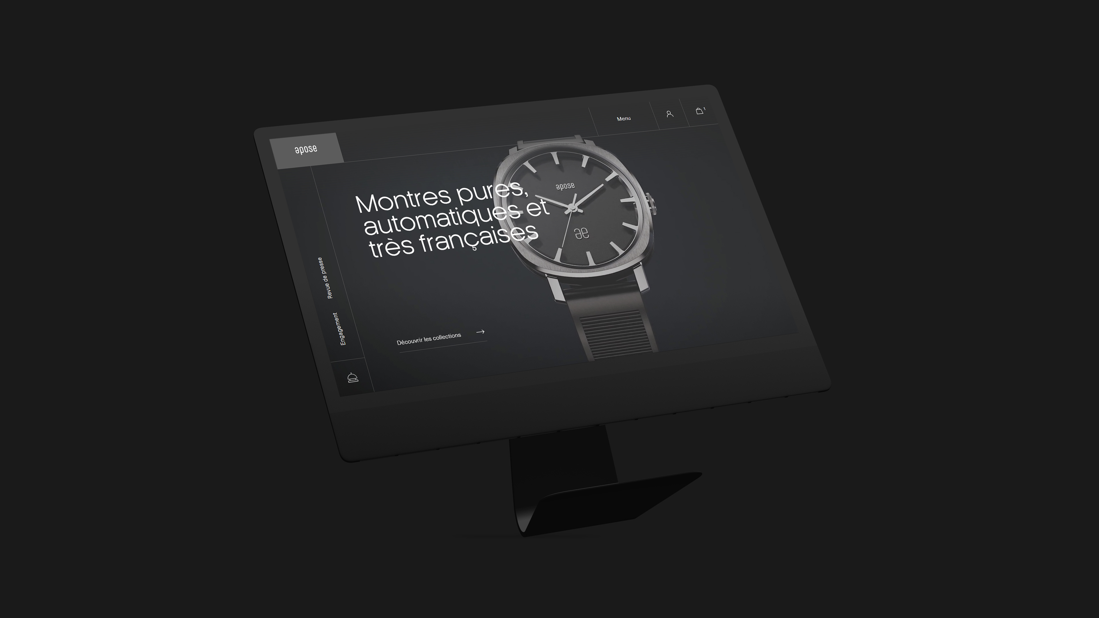 Web Design for Apose Watches by Mars Rouge