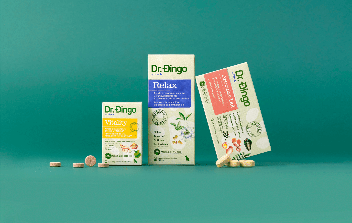 Branding and Packaging Design for Dr. Dingo Animal Health Products