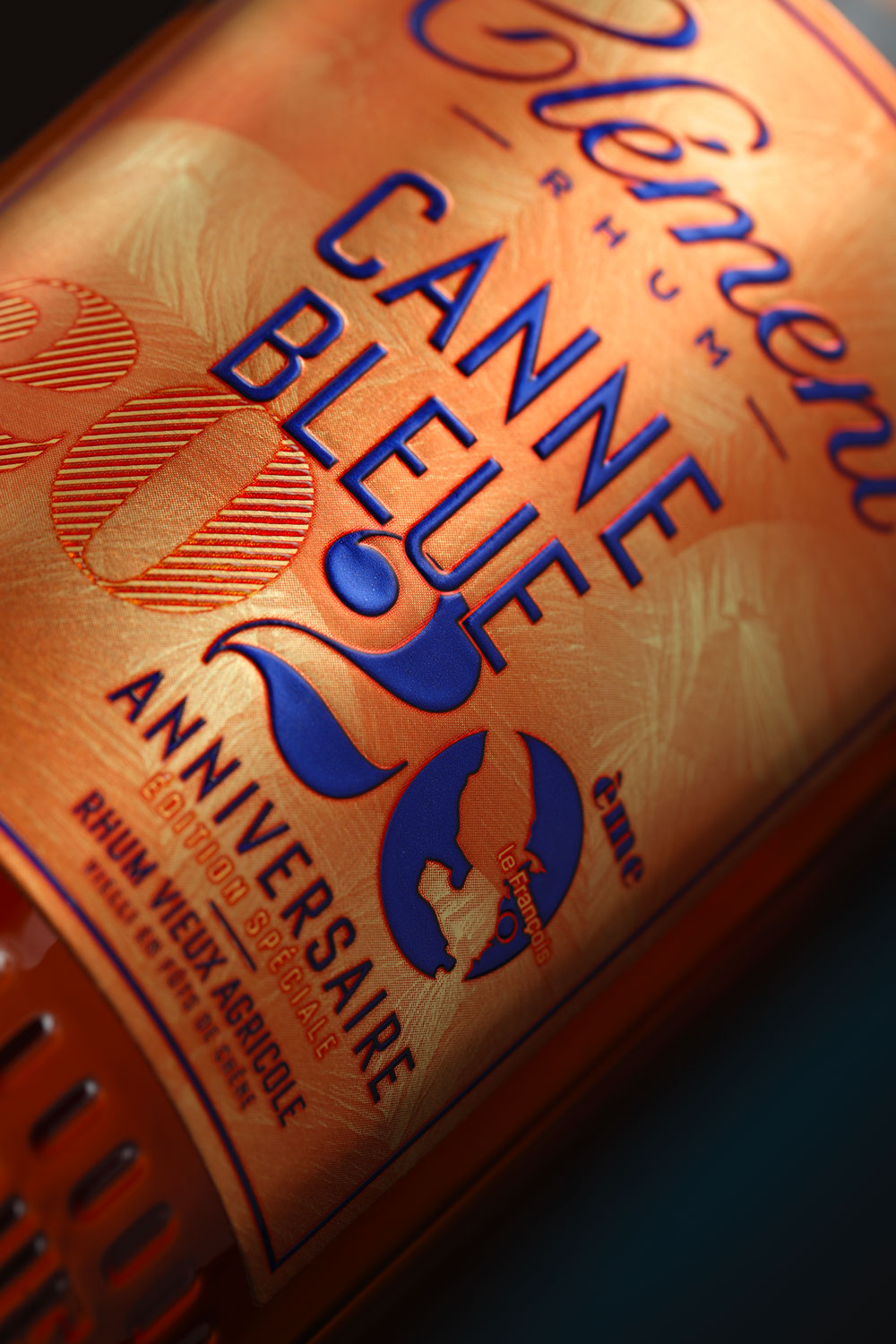 Rhum Clement Canne Bleue 2020 anniversaire Vieux